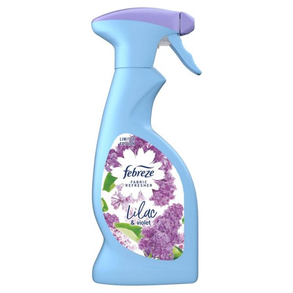 FEBREZE FABRIC FRESHENER LILAC SPRAY 375ML PACK OF 6