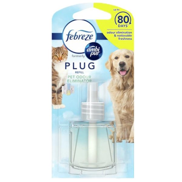 FEBREZE PLUG REFILL PET 20ML PACK OF 6