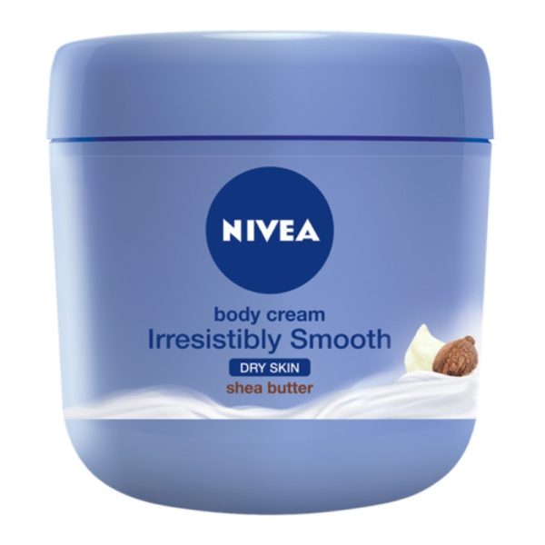 NIVEA BODY CREAM IRRESISTIBLY SMOOTH / SHEA BUTTER 400ML PACK OF 6