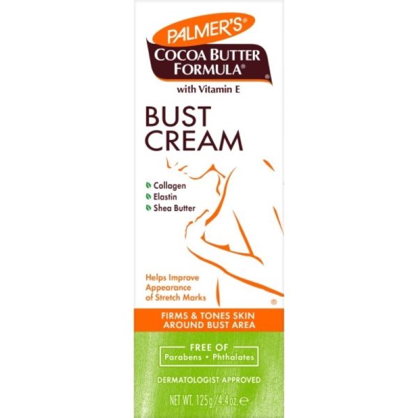 PALMERS COCOA BUTTER BUST CREAM 125G PACK OF 6