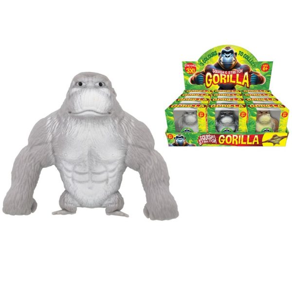 SQUISHY GORILLA PACK OF 12