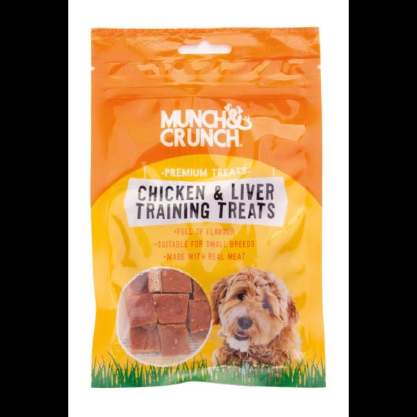 MUNCH N CRUNCH CHICKEN & LIVER TRAINING TREATS 60G