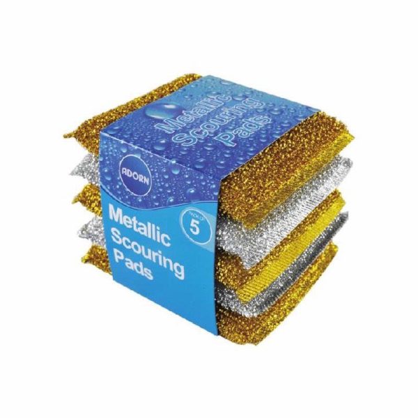 ADORN SCOURING 5 PADS METALLIC