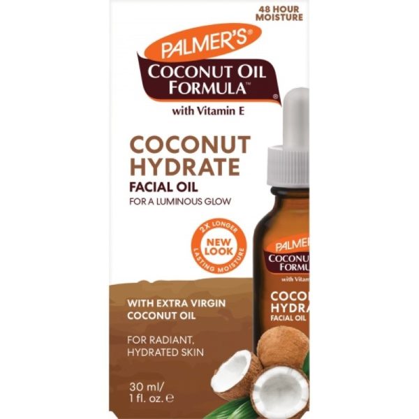 PALMERS COCONUT LUMINOUS HYDRATION FACIAL OIL 30ML PACK OF 6