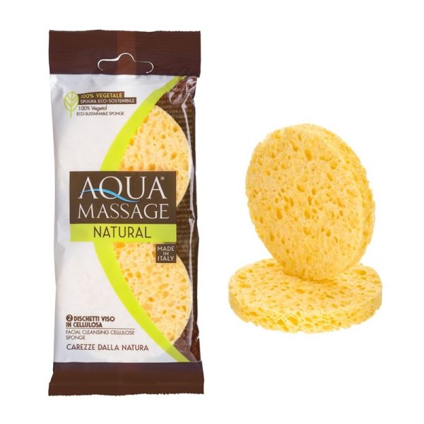 AQUA MASSAGE FACIAL CLEANING 2 SPONGE