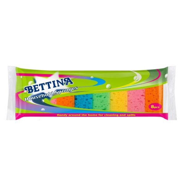 BETTINA 8 HOUSEHOLD SPONGES PACK OF 6 (2022)