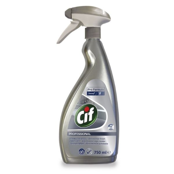 CIF PROFESSIONAL FORMULA STAINLESS STEEL 750ML PACK OF 6