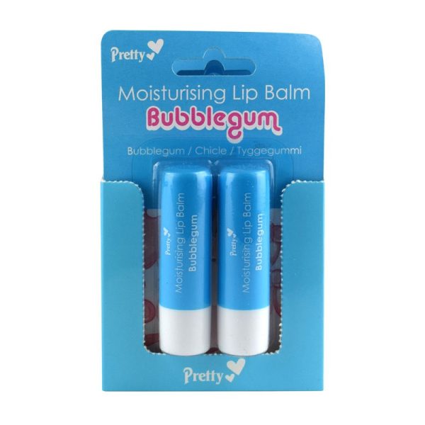 PRETTY LIP BALM BUBBLEGUM PACK OF 12