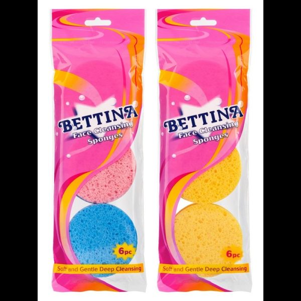 BETTINA FACE CLEANING 6 SPONGES