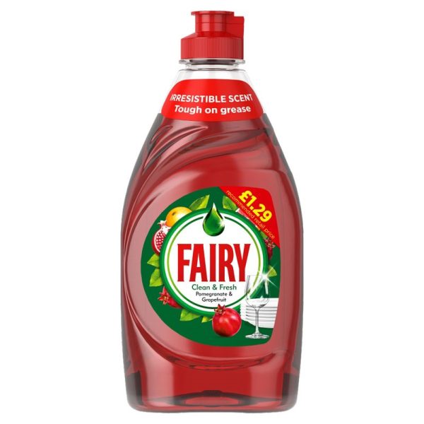 FAIRY WASHING UP LIQUID POMEGRANATE 320ML PACK OF 10 PMP