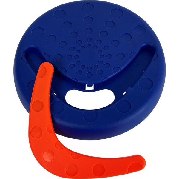 PET STORE FRISBEE WITH BOOMERANG BLUE