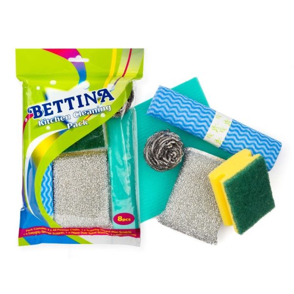 BETTINA KITCHEN 8PC CLEANING PACK