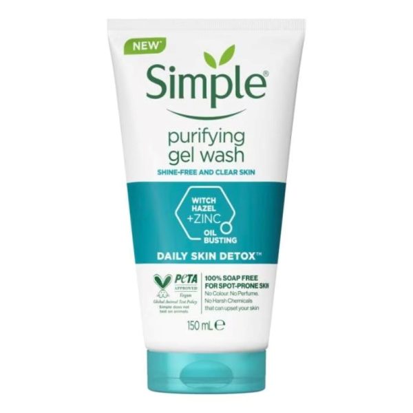 SIMPLE FACE WASH DAILY SKIN PURIFYING 150ML PACK OF 6