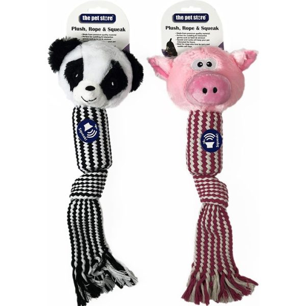 PET STORE PIG AND PANDA PLUSH TOYS AST