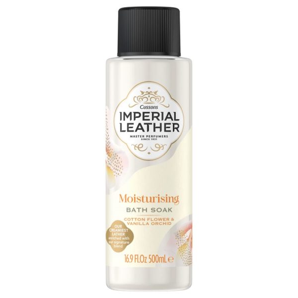 IMPERIAL LEATHER BATH FLOWER & VANILLA 500ML PACK OF 4