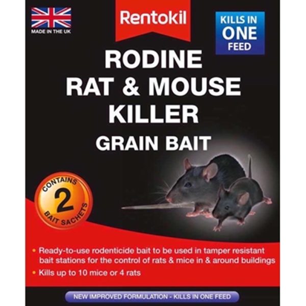 RENTOKIL RODINE RAT/MOUSE KILL PACK OF 2