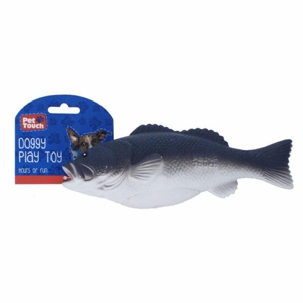 PET TOUCH TOY VINYL SQUEAKY FISH