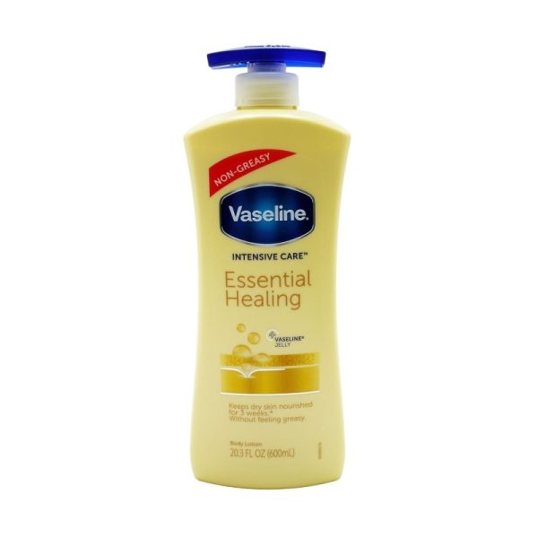 VASELINE LOTION ESSENTIAL HEALING 600ML PACK OF 12