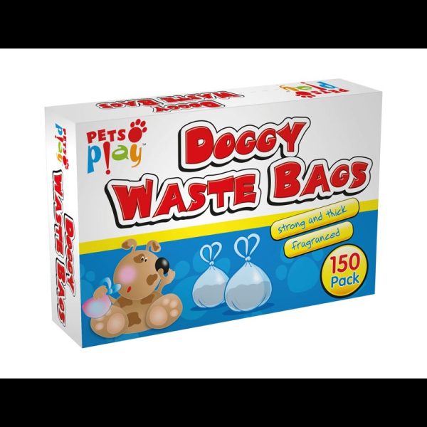 PETS PLAY DOG WASTE BAGS PACK OF 150