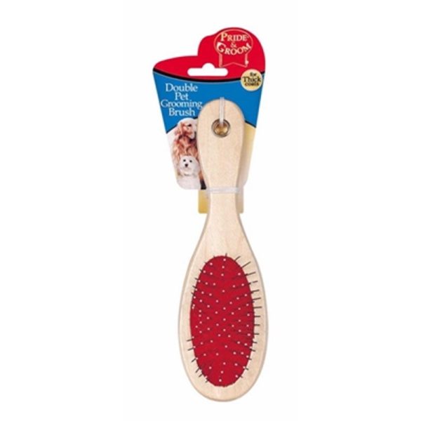 PRIDE & GROOM DOUBLE SIDED PET BRUSH