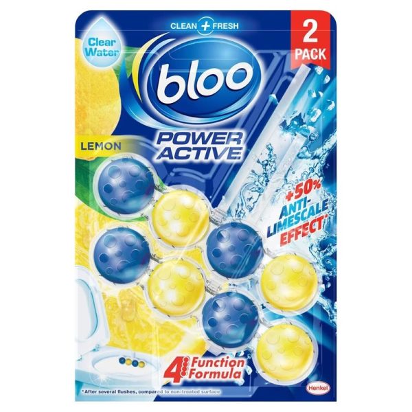 BLOO POWER ACTIVE TWIN RIM BLOCK LEMON PACK OF 6