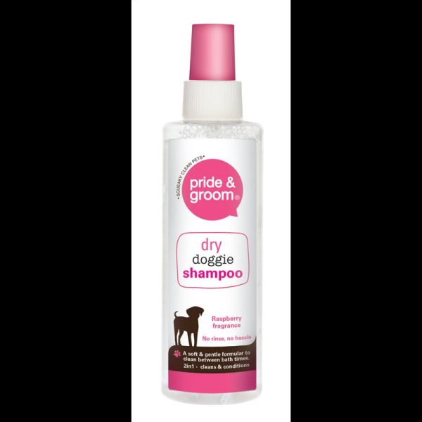 PRIDE & GROOM SHAMPOO DOGGIE DRY RASBERRY