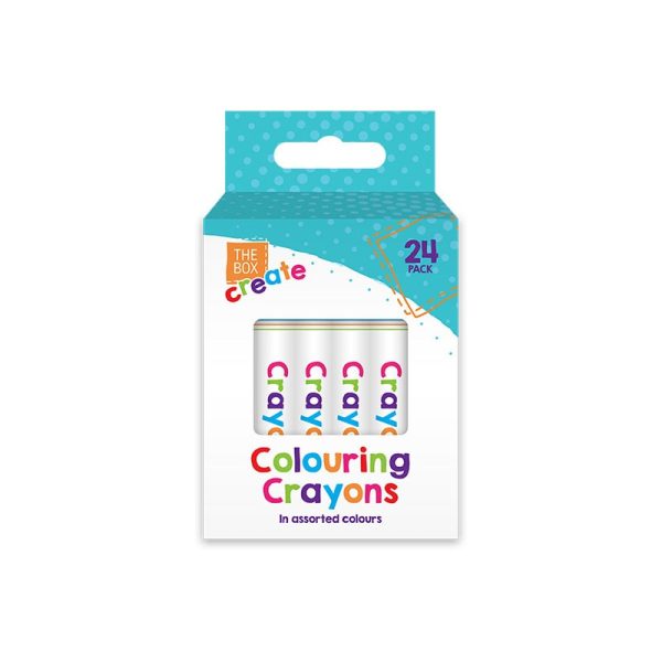 COLOURING CRAYONS 24PC