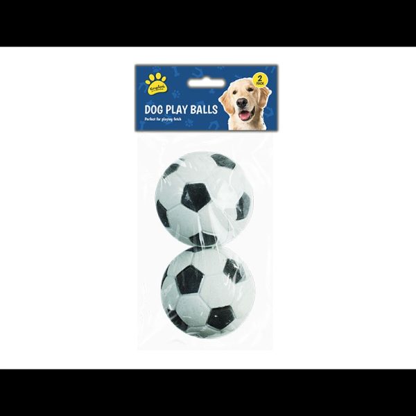 RUBBER PLAY BALL PACK OF 2