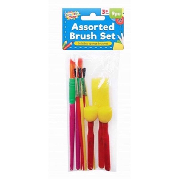 CREATOR ZONE BRUSH SET ASSORTED