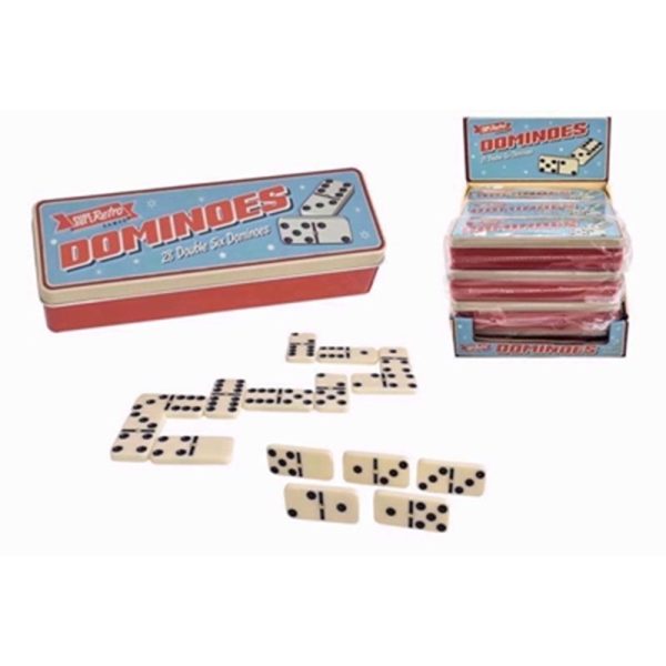 DOMINOES IN TIN BOX 28PCE