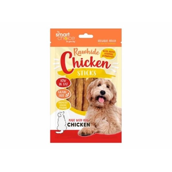 SMART CHOICE 10 RAWHIDE CHICKEN TREAT