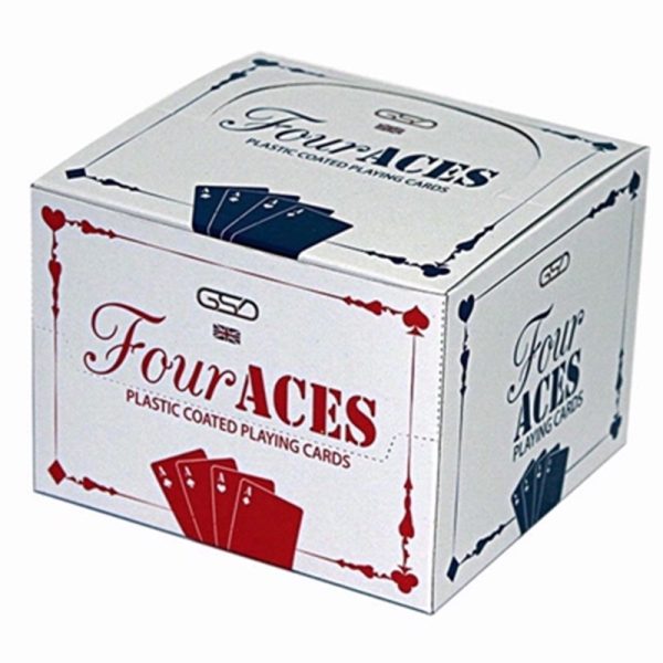 FOUR ACES PLAYING CARDS PACK OF 12