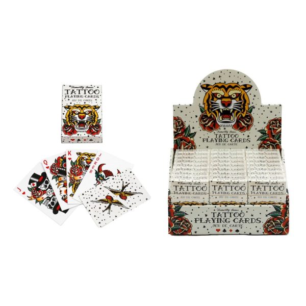 TATTOO PLAYING CARDS 9CM