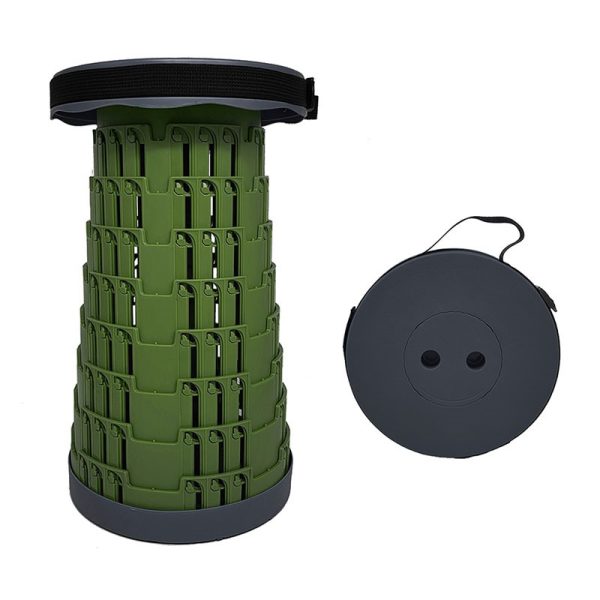 TELESCOPIC STOOL GREEN