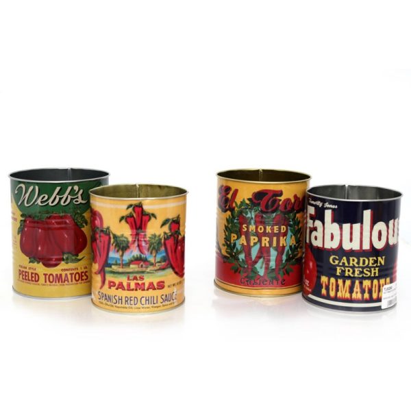 TOMATO CHILLI TINS SET OF 2