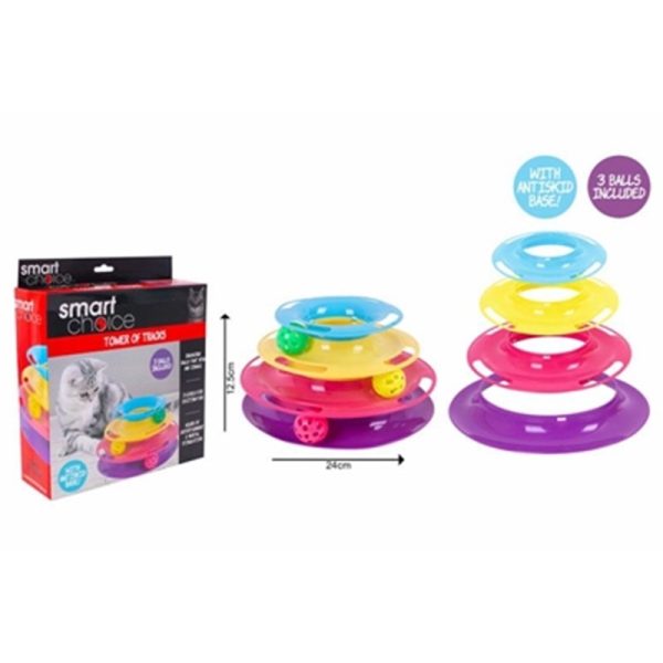 SMART CHOICE CIRCLE TOWER CAT TOY