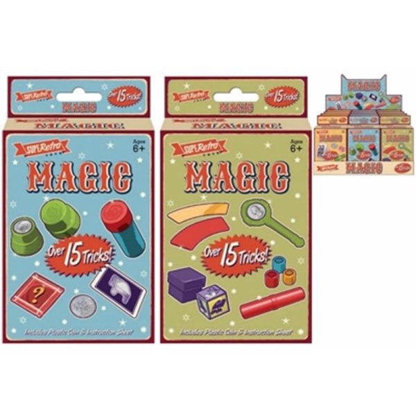 MAGIC TRICKS 15 IN HANGING BOX