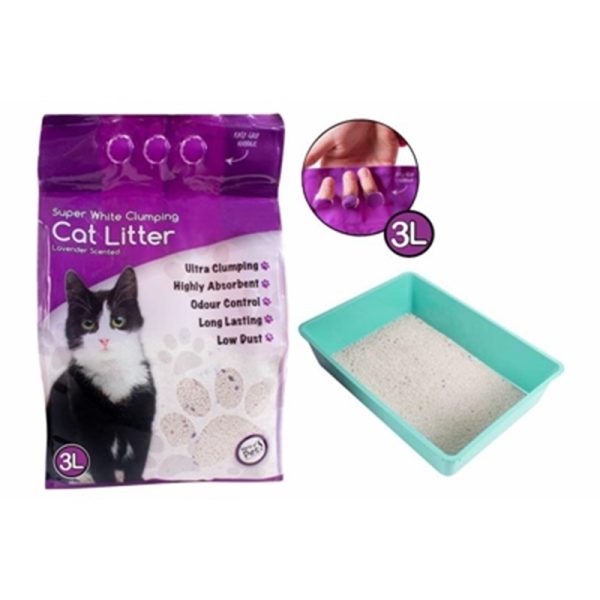 WORLD OF PETS CAT LITTER SCENTED 3LT