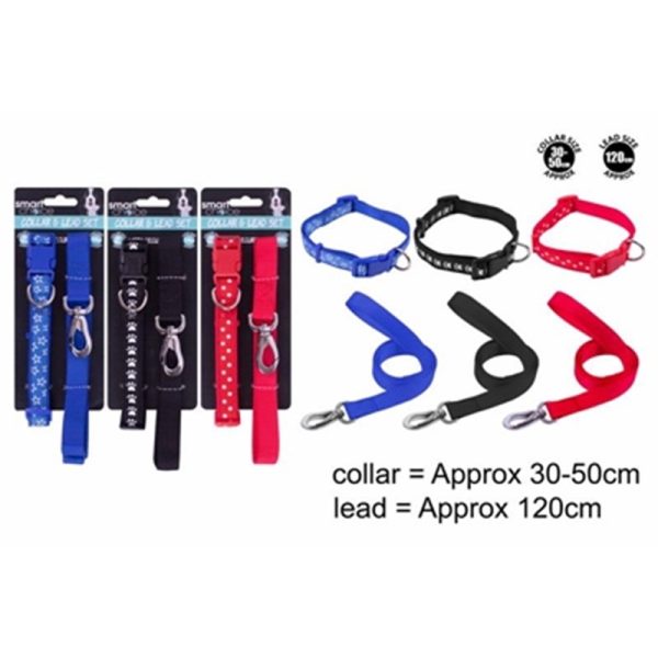 SMART CHOICE DOG LEAD/COLLAR SET