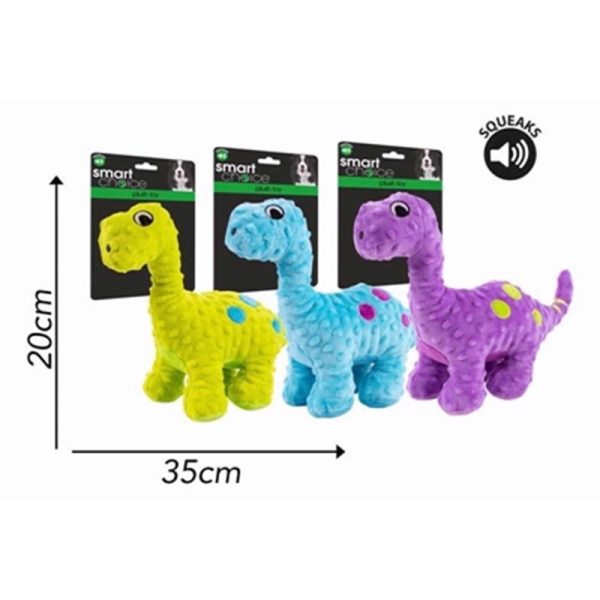 SMART CHOICE DOG TOY DINOSAUR