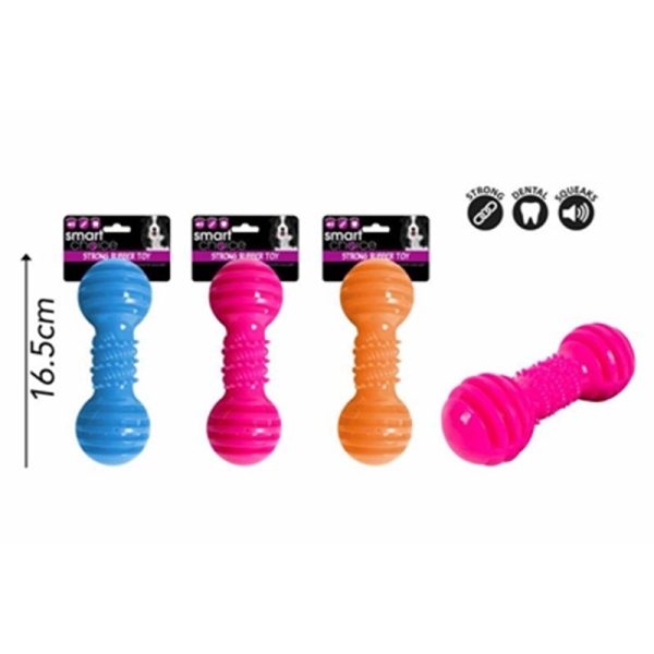 SMART CHOICE DOG TOY DUMBELL RUBBER