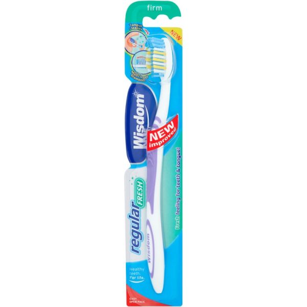 WISDOM TOOTHBRUSH REGULAR FRESH FIRM PACK OF 12