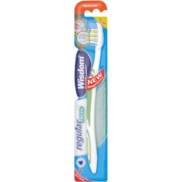 WISDOM TOOTHBRUSH REGULAR MEDIUM PACK OF 12