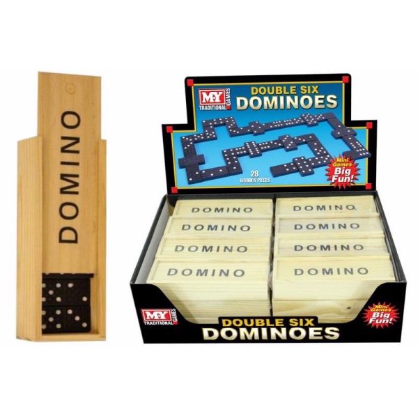 MY DOMINOES IN WOODEN BOX