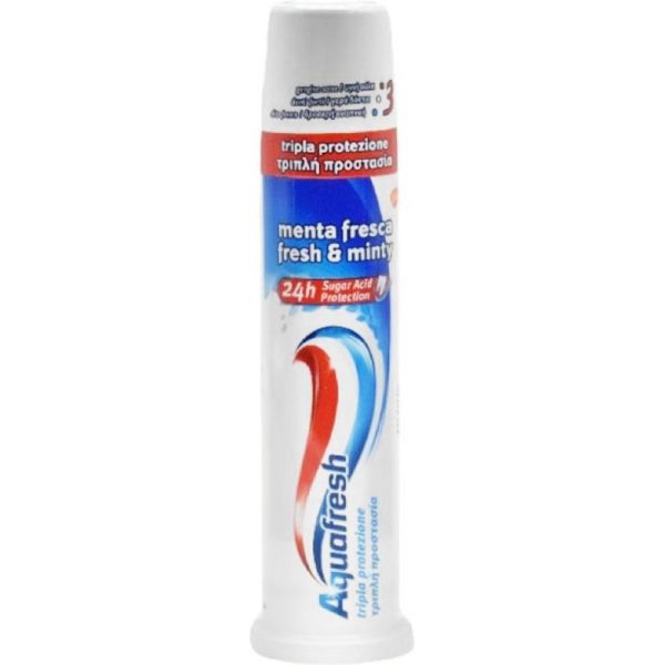 AQUAFRESH TOOTHPASTE PUMP FRESH MINT 100ML PACK OF 12