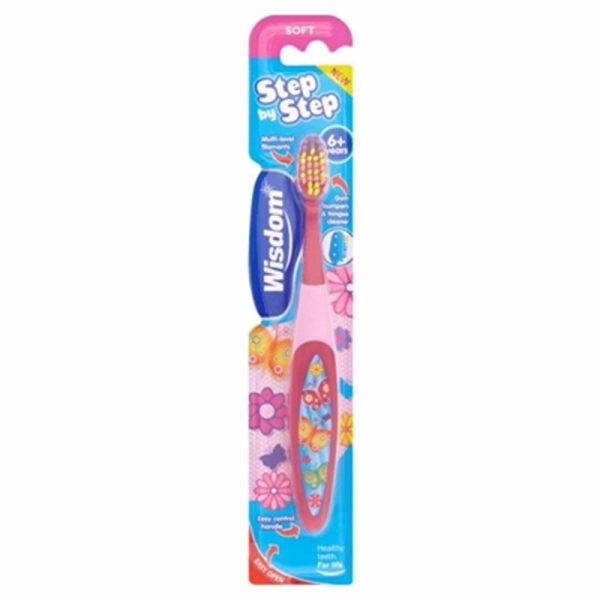 WISDOM TOOTHBRUSH STEP BY STEP 6+ PACK OF 12