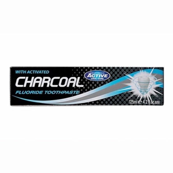 BF ACTIVE TOOTHPASTE 125ML CHARCOAL PACK OF 12