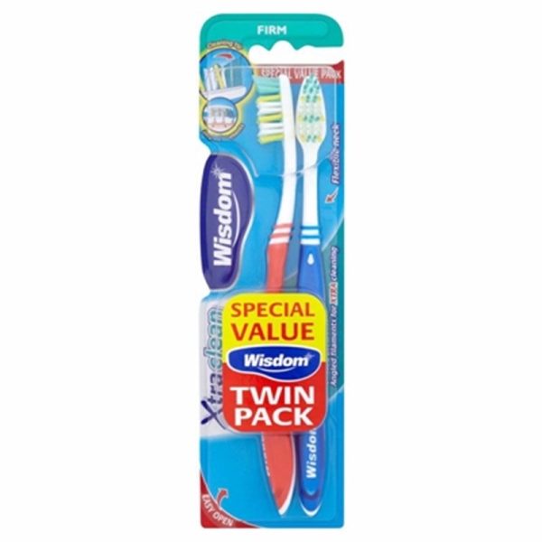 WISDOM TOOTHBRUSH XTRA CLEAN FIRM TWIN PACK OF 6