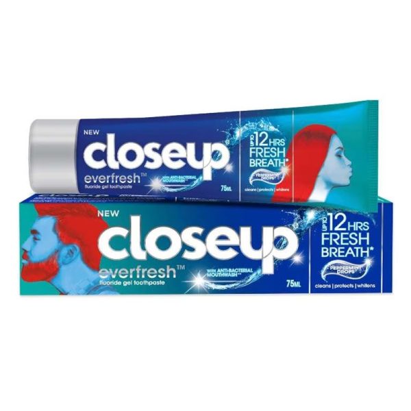 CLOSE UP TOOTHPASTE PEPPERMINT DROPS 90G PACK OF 9