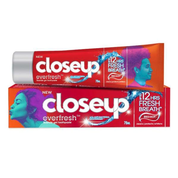 CLOSE UP TOOTHPASTE PEPPERMINT DROPS 90G PACK OF 9